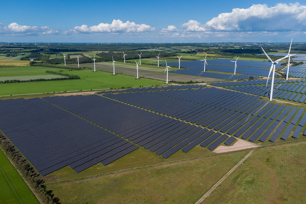 Large solar park